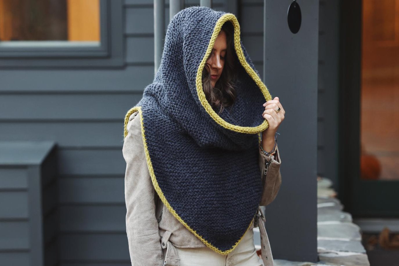 Hooded Cowl Free Snood Knitting Pattern Knit And Crochet Snood